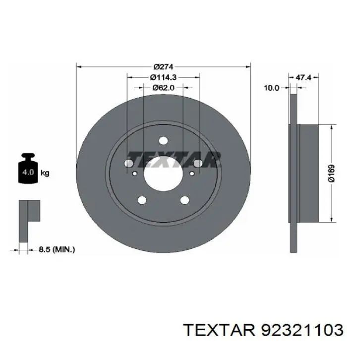 Comprar BG5052C Delphi Disco de freno trasero