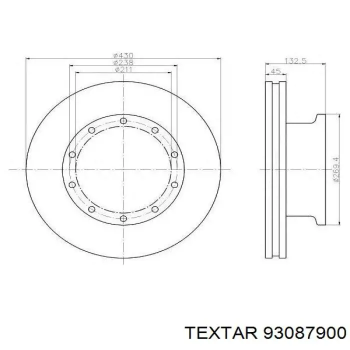 Frenos delanteros Textar 93087900 precio, desde 136,11 EUR