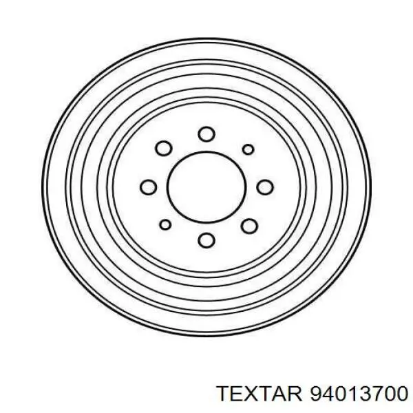 Tambor de freno trasero para Renault Megane I (KA0, KA1)