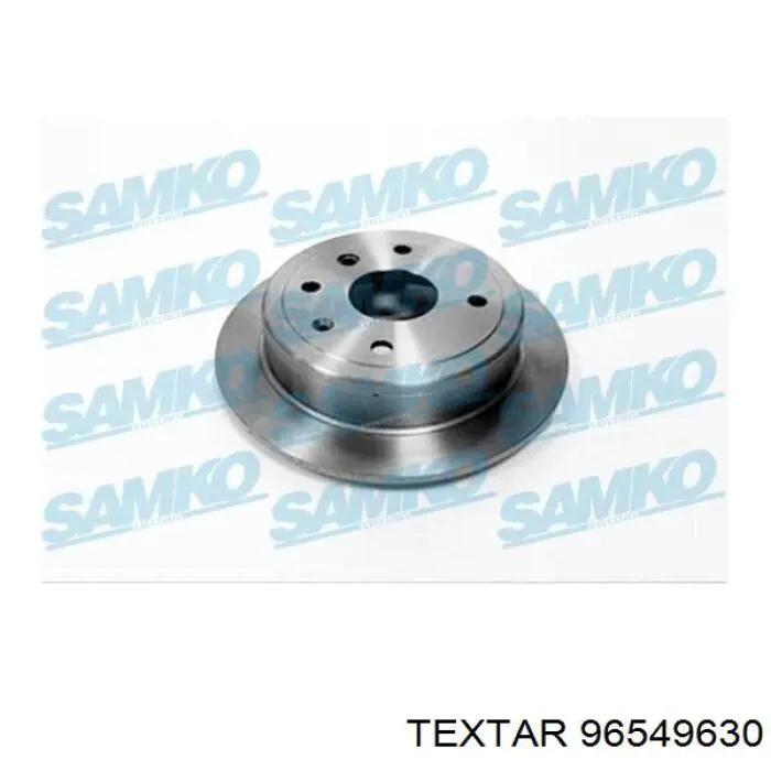 Disco de freno trasero Chevrolet Aveo 2 T250, T255