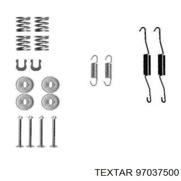Juego de montaje, zapatas de freno traseras Nissan/Infiniti 440818J01A