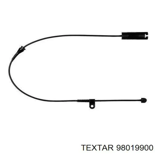 98019900 Textar contacto de aviso, desgaste de los frenos, trasero