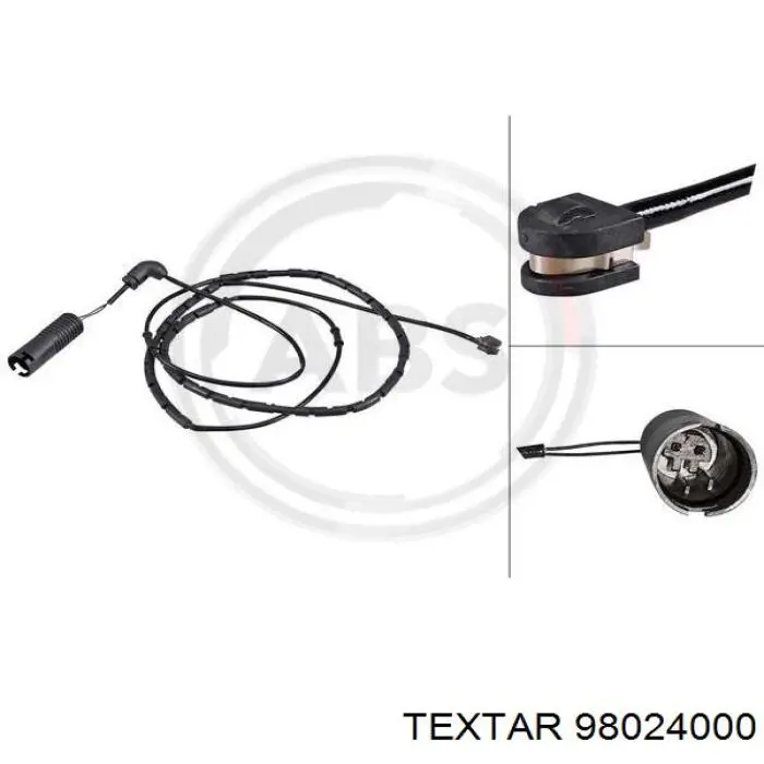 Sensor de desgaste de pastillas de freno trasero Textar 98024000 precio, desde 6,72 EUR
