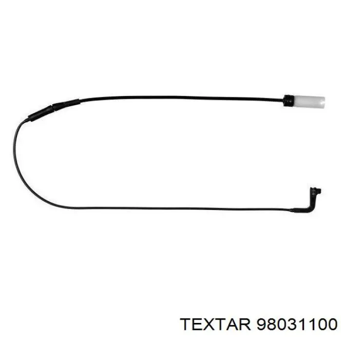 98031100 Textar contacto de aviso, desgaste de los frenos, trasero