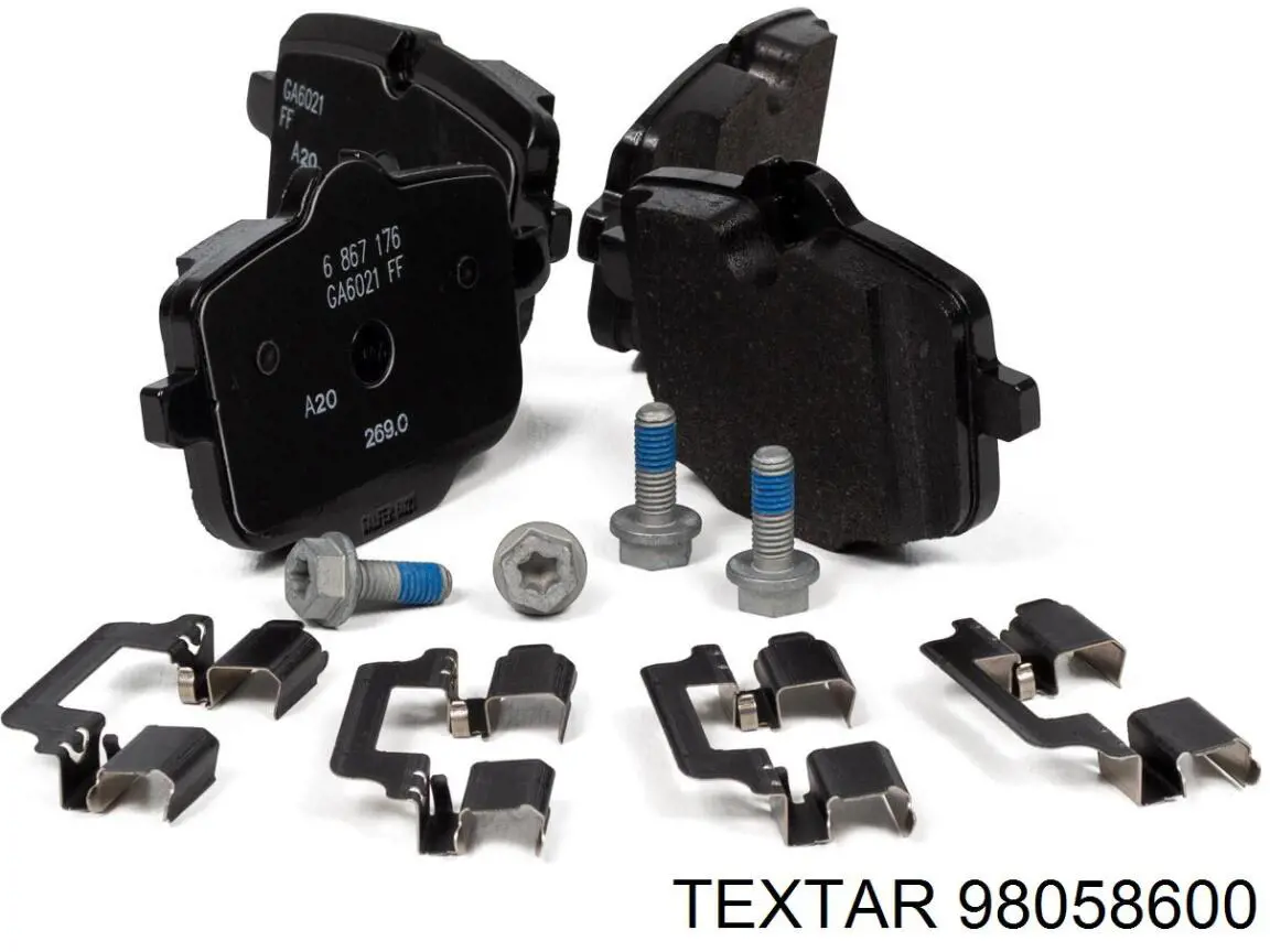 98058600 Textar Sensor de desgaste de pastillas de freno trasero