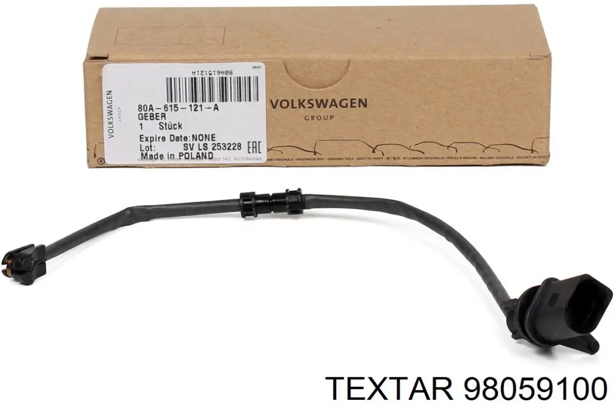 882066 Triclo Sensor de desgaste de las pastillas de freno delanteras