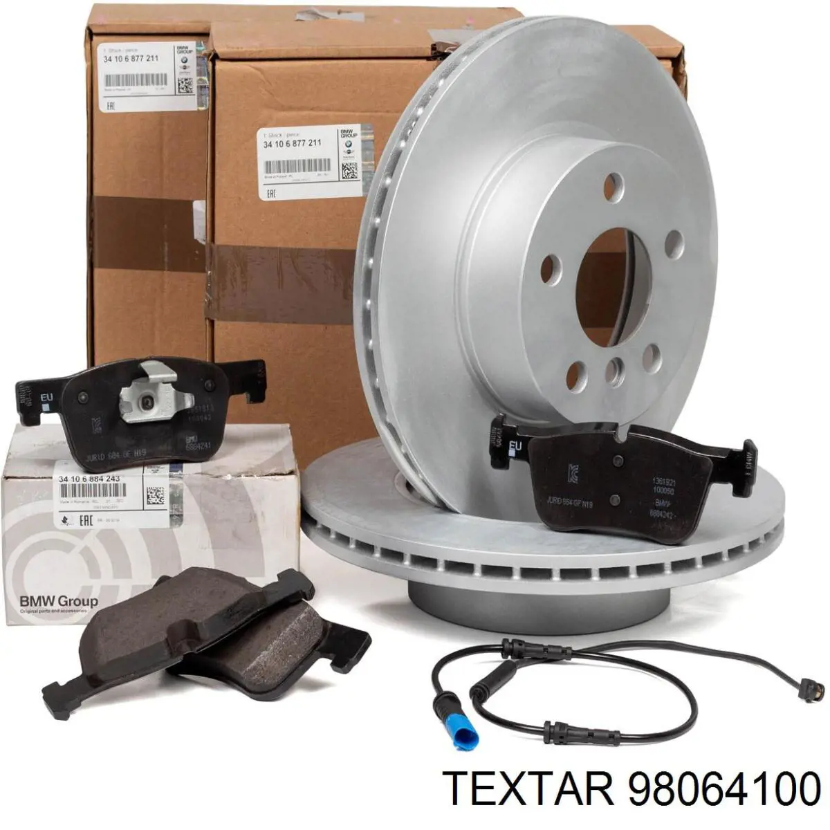 Sensor de desgaste de las pastillas de freno delanteras Textar 98064100 precio, desde 15,00 EUR