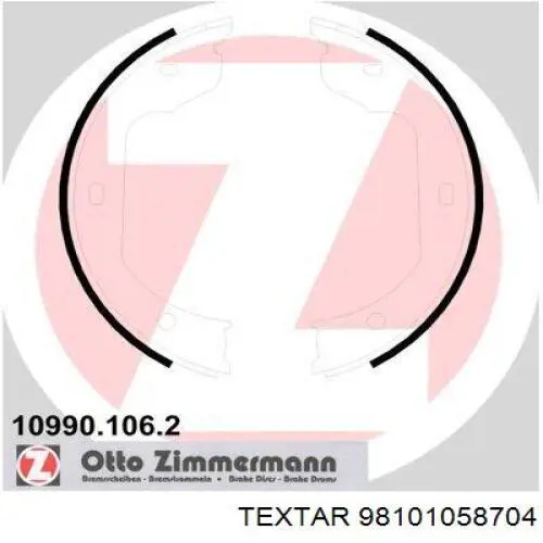 Juego de zapatas de frenos, freno de estacionamiento BMW 5 E39