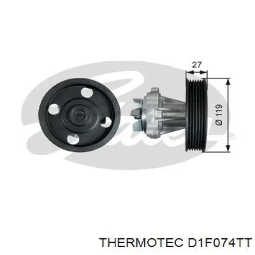 Bombeadora de agua Thermotec D1F074TT precio, desde 36,25 EUR