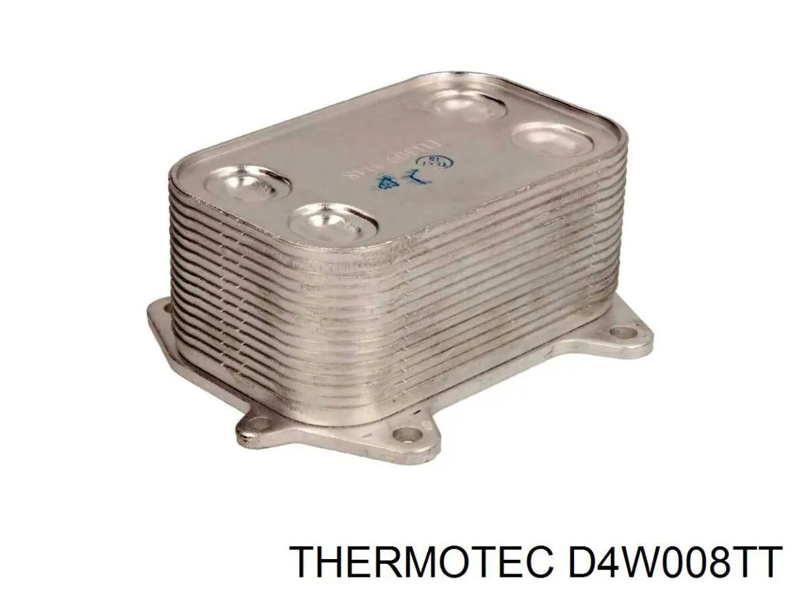 D4W008TT Thermotec radiador de aceite, bajo de filtro