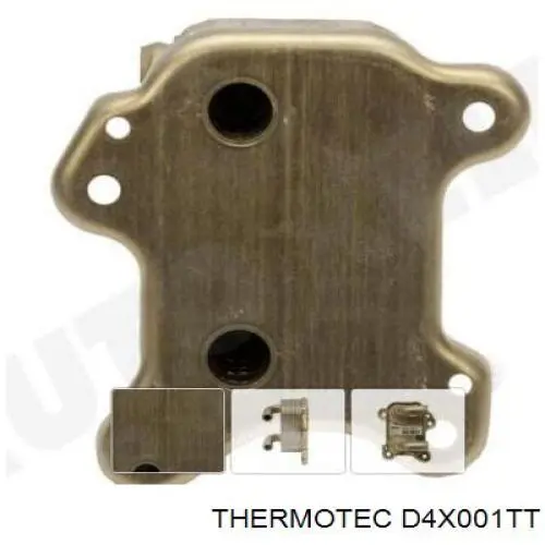 D4X001TT Thermotec radiador de aceite