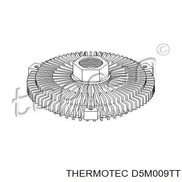 D5M009TT Thermotec embrague, ventilador del radiador
