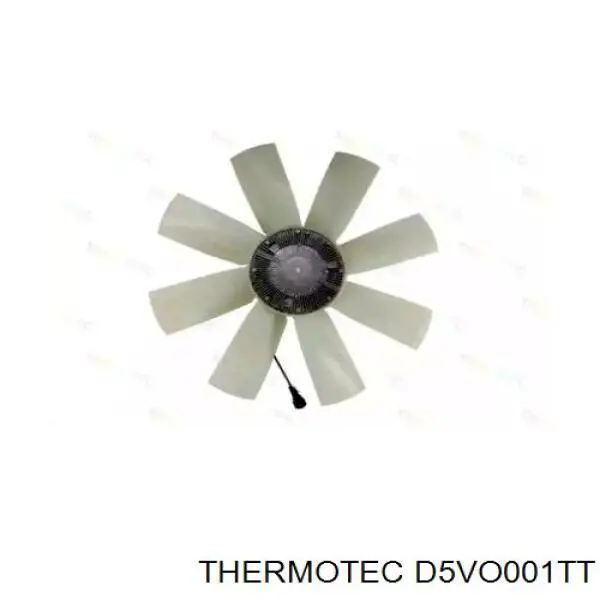 D5VO001TT Thermotec rodete ventilador, refrigeración de motor