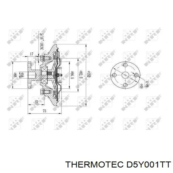 Embrague viscoso de ventilador SV6079S Polcar