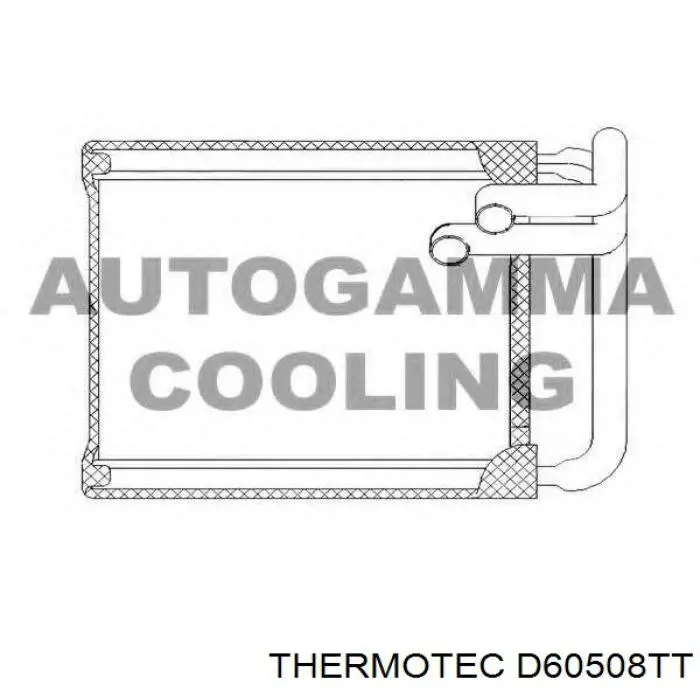 Radiador calefacción D60508TT Thermotec