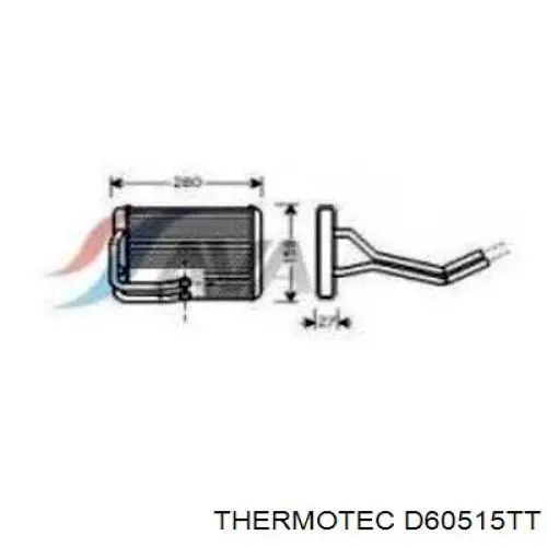 D60515TT Thermotec radiador de calefacción