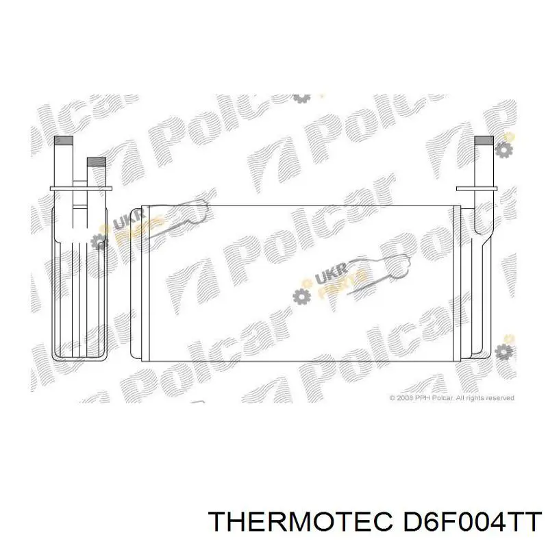 D6F004TT Thermotec radiador de calefacción