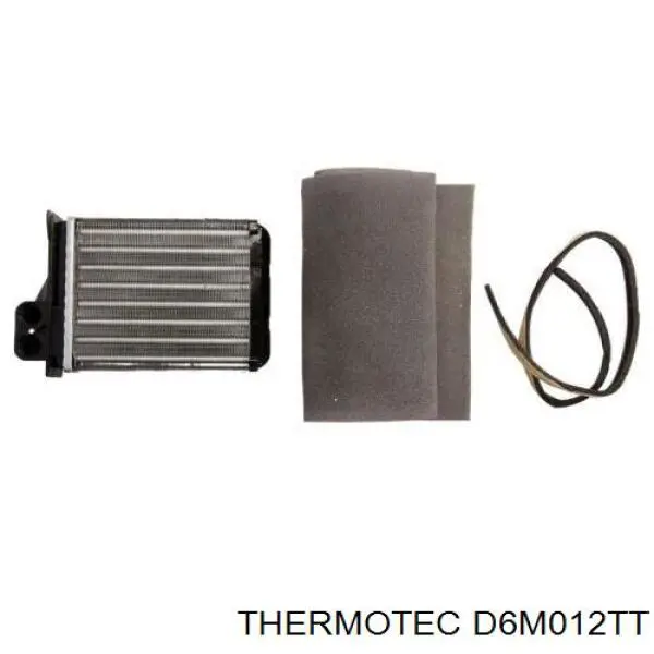 D6M012TT Thermotec radiador de calefacción trasero