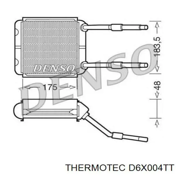 Radiador de calefacción Opel Vectra 86, 87