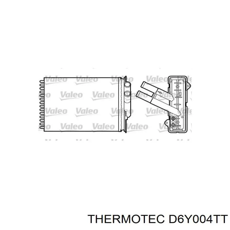 D6Y004TT Thermotec radiador de calefacción