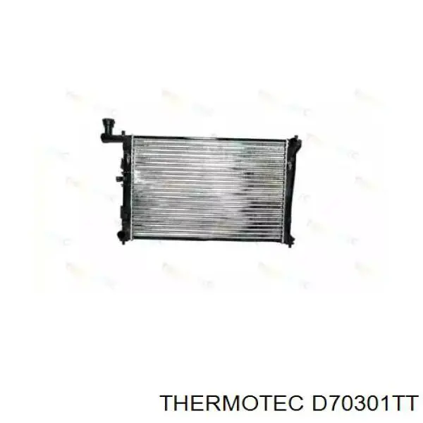 D70301TT Thermotec radiador refrigeración del motor