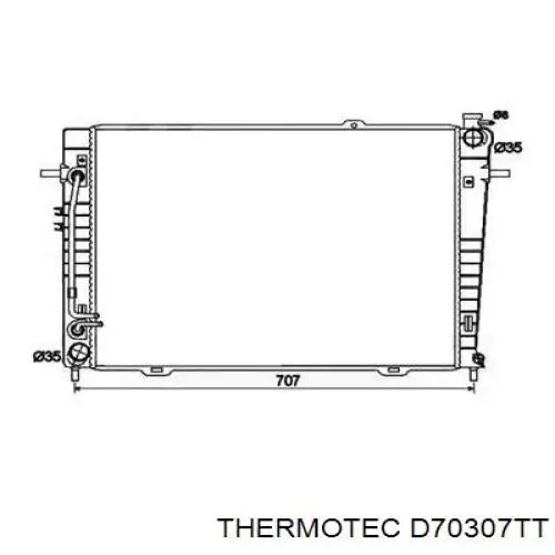 32A665NS Nissens radiador refrigeración del motor