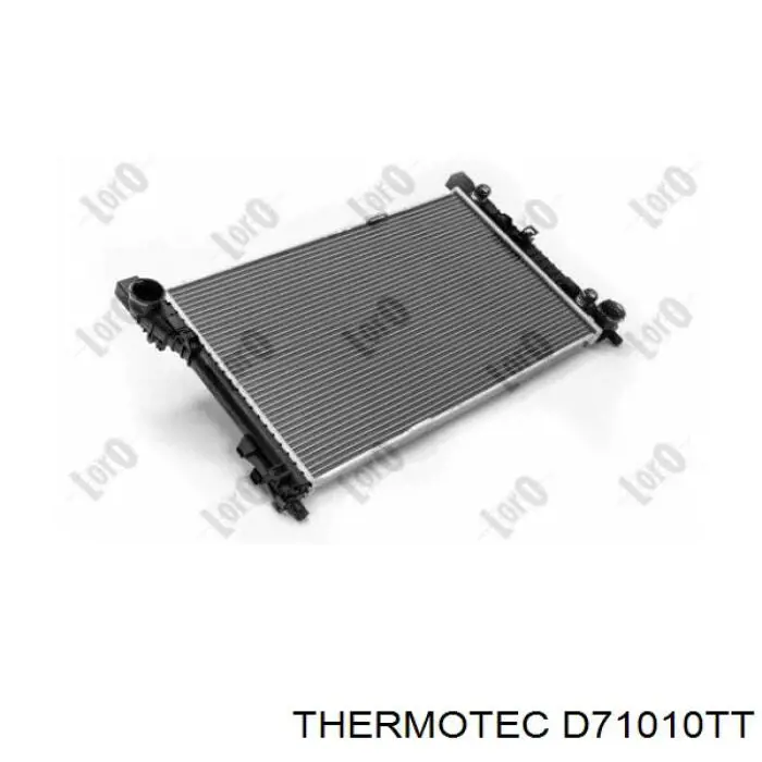 D71010TT Thermotec radiador refrigeración del motor