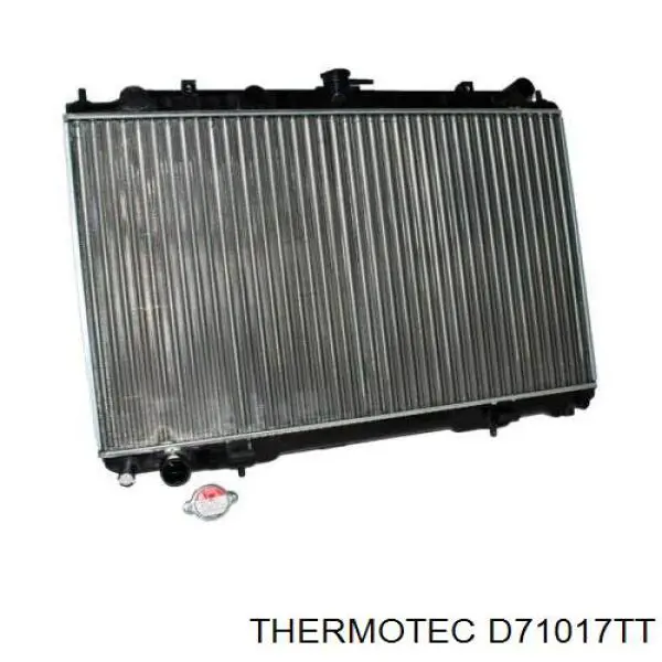 D71017TT Thermotec radiador refrigeración del motor