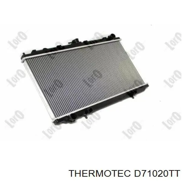 D71020TT Thermotec radiador