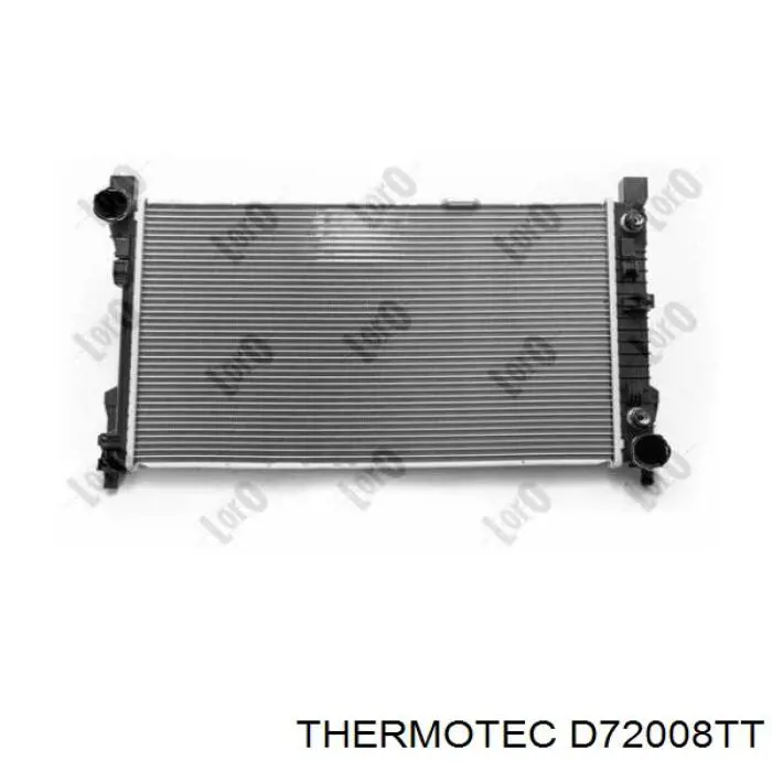 D72008TT Thermotec radiador refrigeración del motor