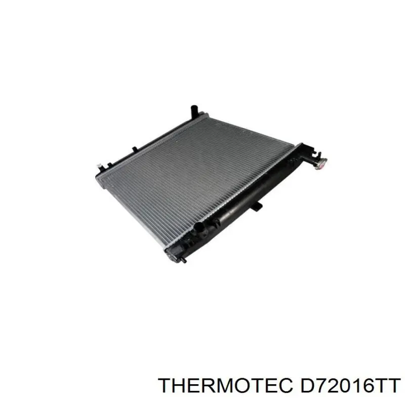 D72016TT Thermotec radiador refrigeración del motor