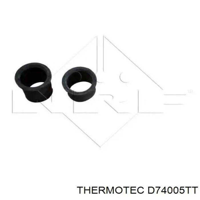 D74005TT Thermotec radiador refrigeración del motor