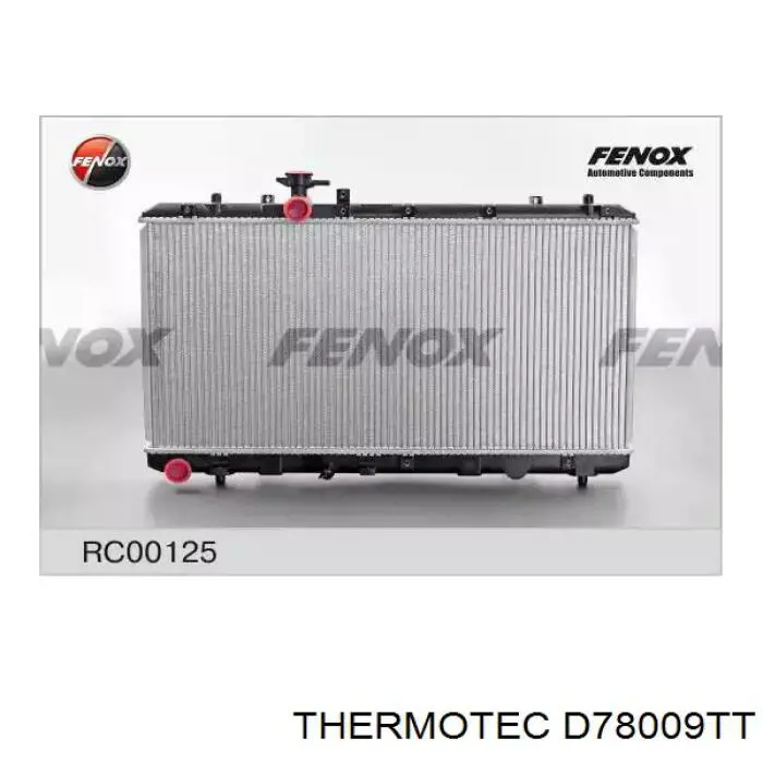 D78009TT Thermotec radiador refrigeración del motor