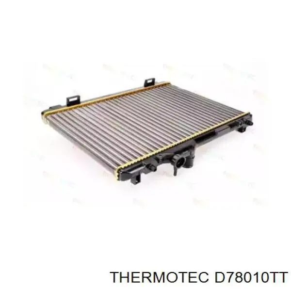 D78010TT Thermotec radiador refrigeración del motor