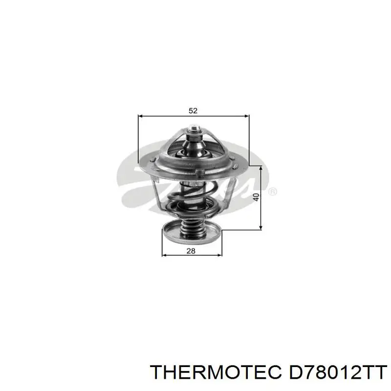 Comprar D78012TT Thermotec Radiador de auto