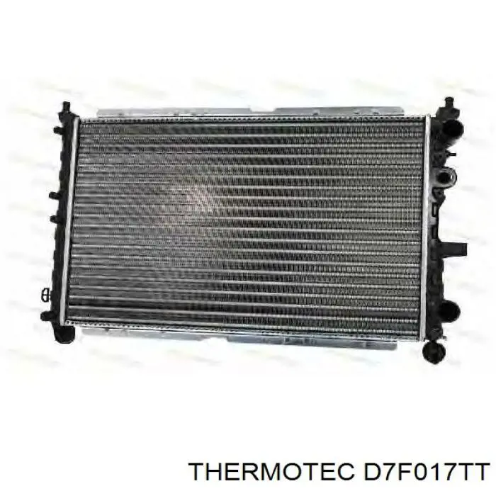 D7F017TT Thermotec radiador refrigeración del motor