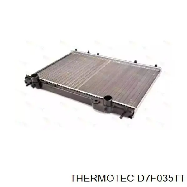 D7F035TT Thermotec radiador refrigeración del motor