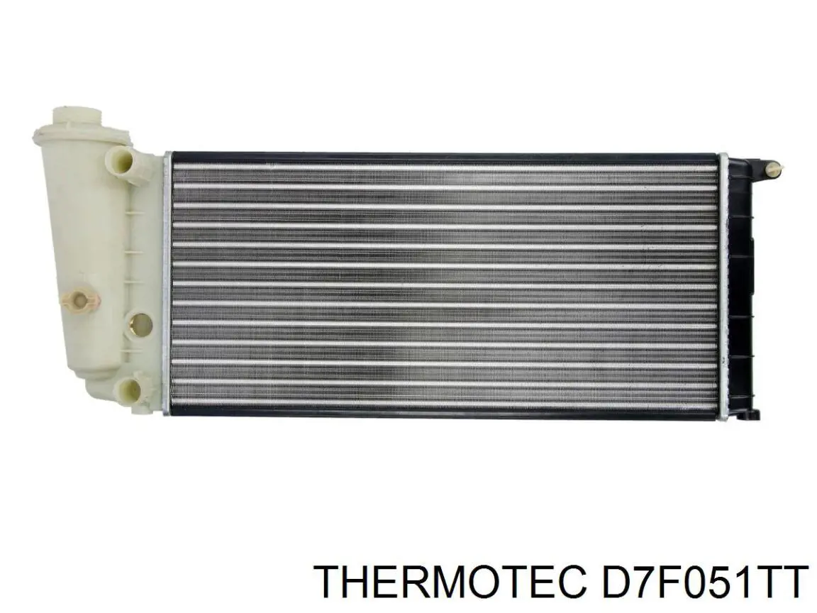 D7F051TT Thermotec radiador refrigeración del motor