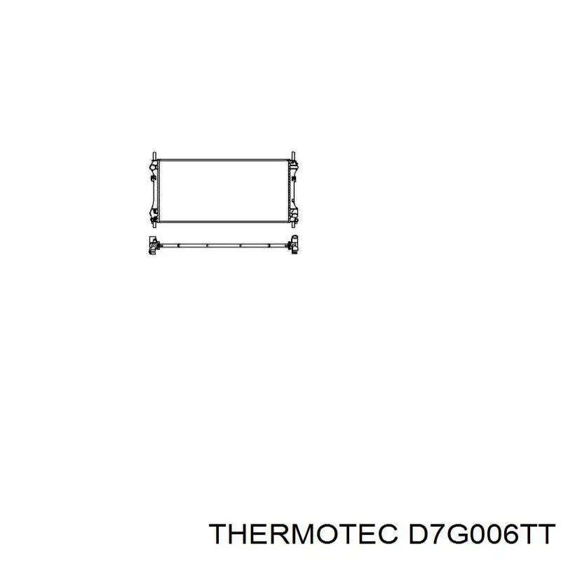D7G006TT Thermotec radiador