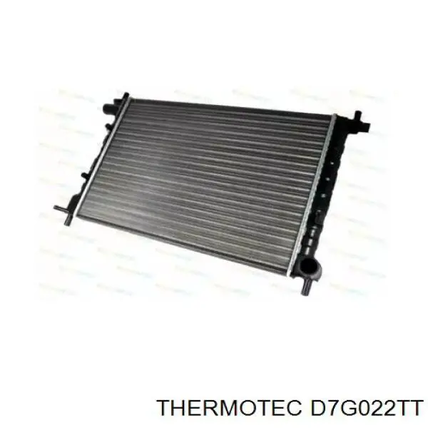 D7G022TT Thermotec radiador refrigeración del motor