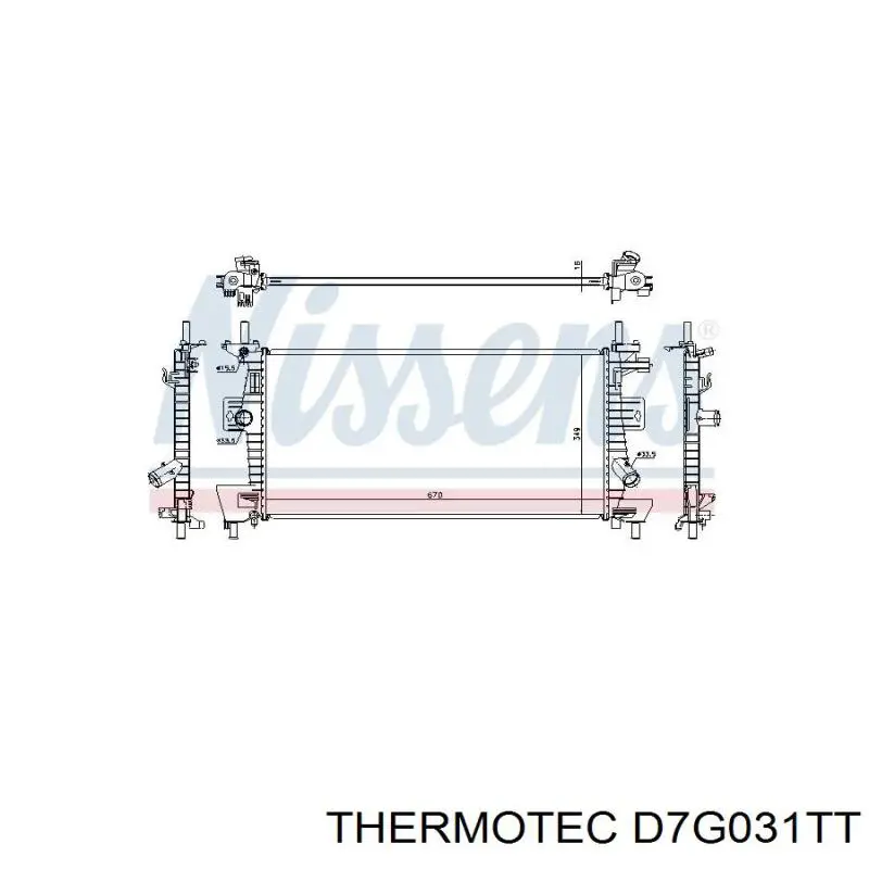 Água radiador Thermotec D7G031TT precio, desde 95,44 EUR