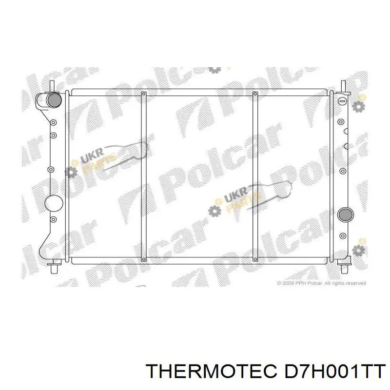 D7H001TT Thermotec Refrigeración del motor