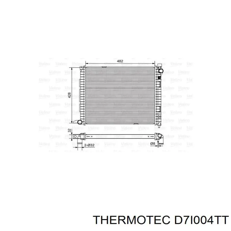 D7I004TT Thermotec radiador