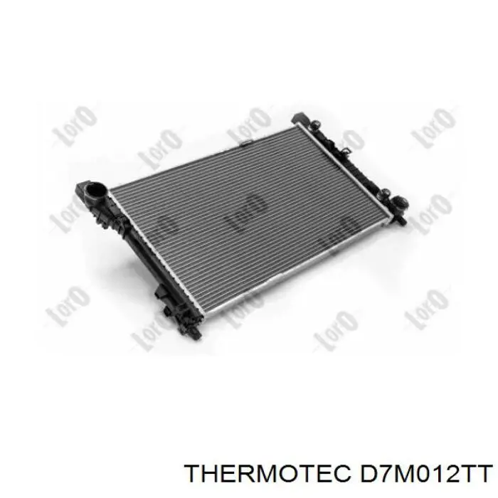 D7M012TT Thermotec radiador refrigeración del motor