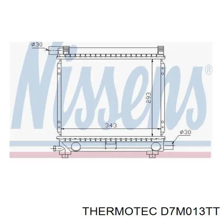 D7M013TT Thermotec radiador