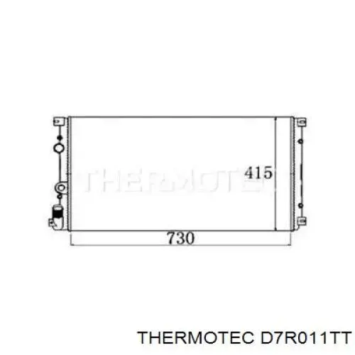 D7R011TT Thermotec radiador