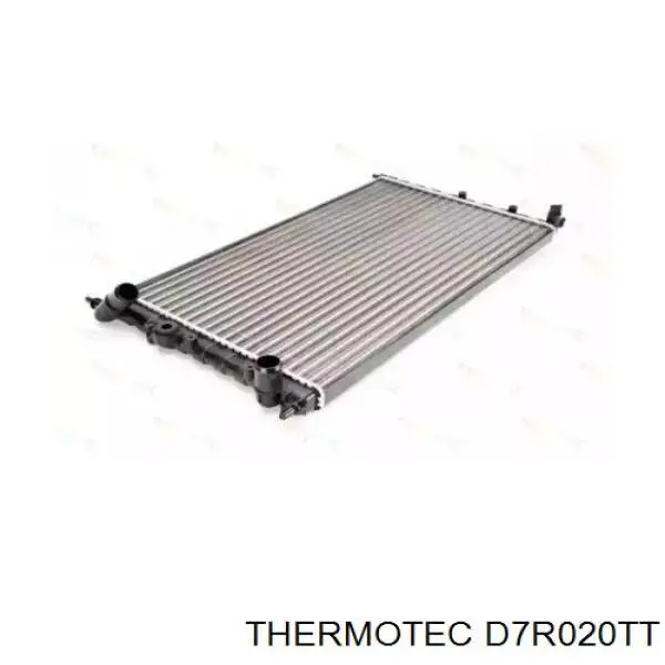 D7R020TT Thermotec radiador refrigeración del motor