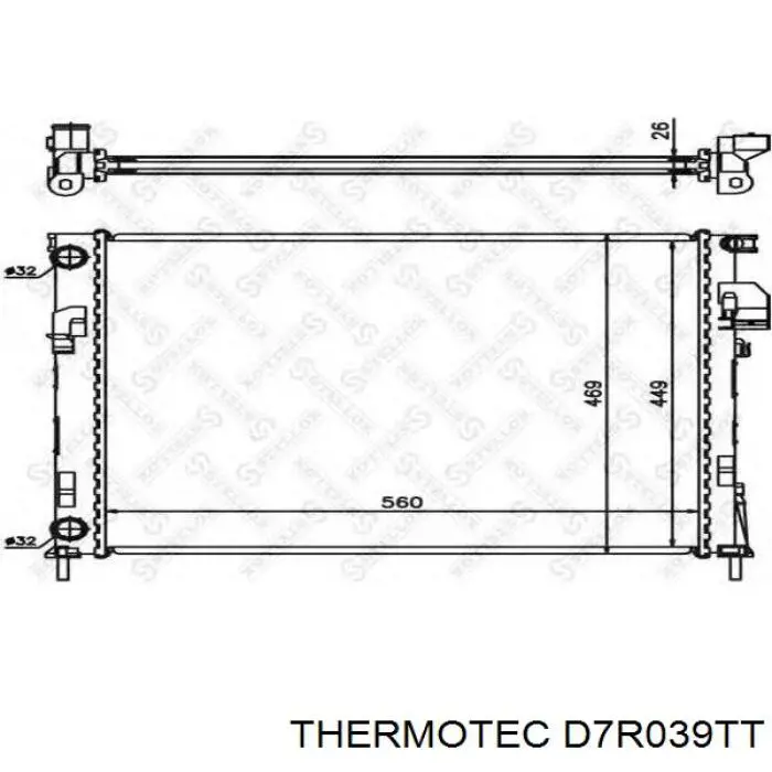 Radiador D7R039TT Thermotec