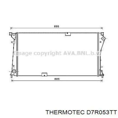 Comprar D7R053TT Thermotec Radiador de auto