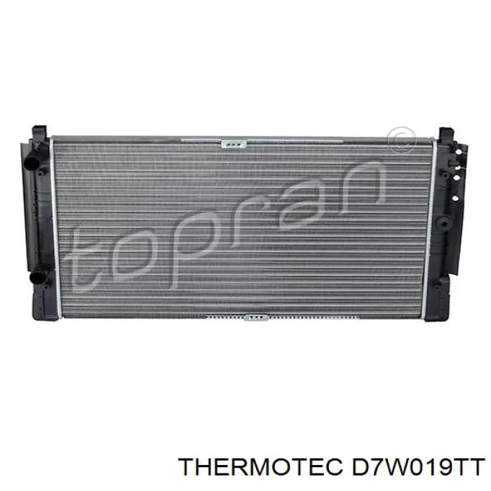 D7W019TT Thermotec radiador refrigeración del motor